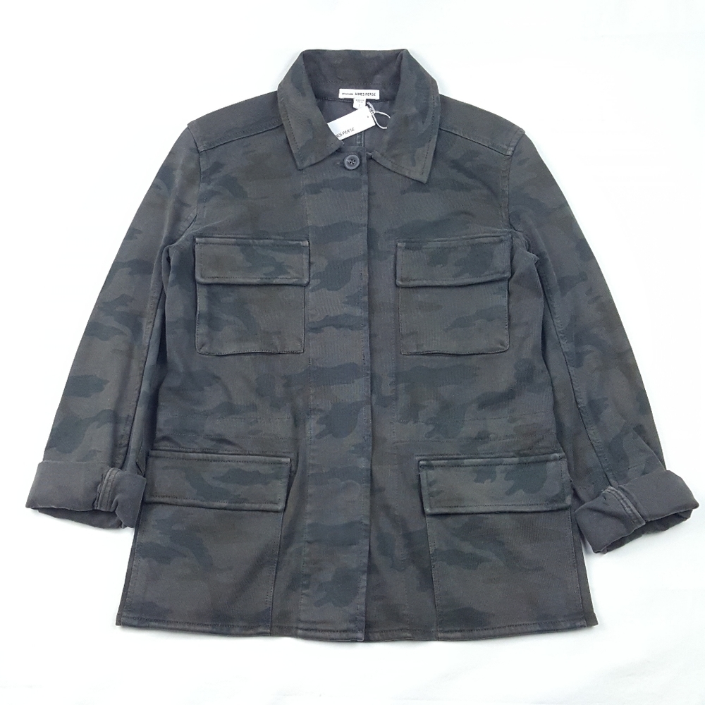 James Perse Camo Military Jacket